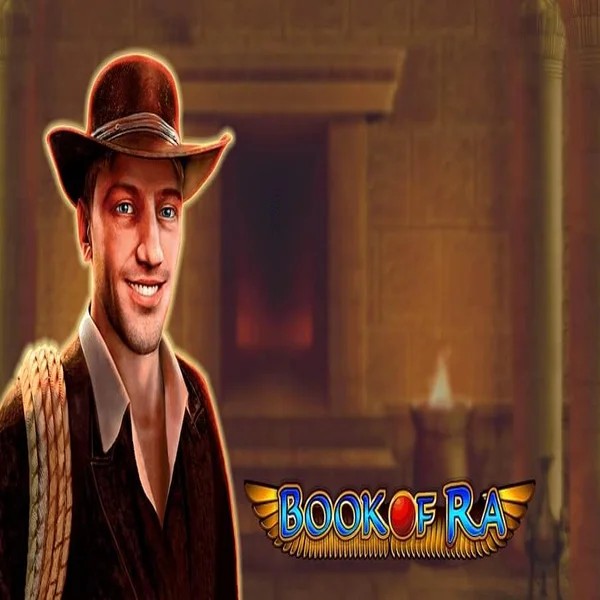 Book of Ra by Greentube, showcased at foxygoldscasino.nl – game logo