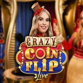 Crazy Coin Flip game by Evolution – logo hosted on Foxygold Casino