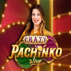 Crazy Pachinko slot icon by Evolution, available at Foxygold Casino