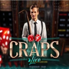 Live Craps slot visual from Evolution available on foxygoldscasino.nl