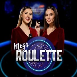 Mega Roulette slot visual from Pragmatic Play available on foxygoldscasino.nl