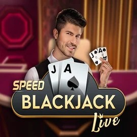 Speed Blackjack logo by Pragmatic Play at Foxygold Casino